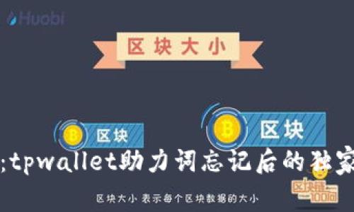 专家揭秘：tpwallet助力词忘记后的独家解决秘诀